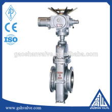 WCB motorized slab gate valve pn16